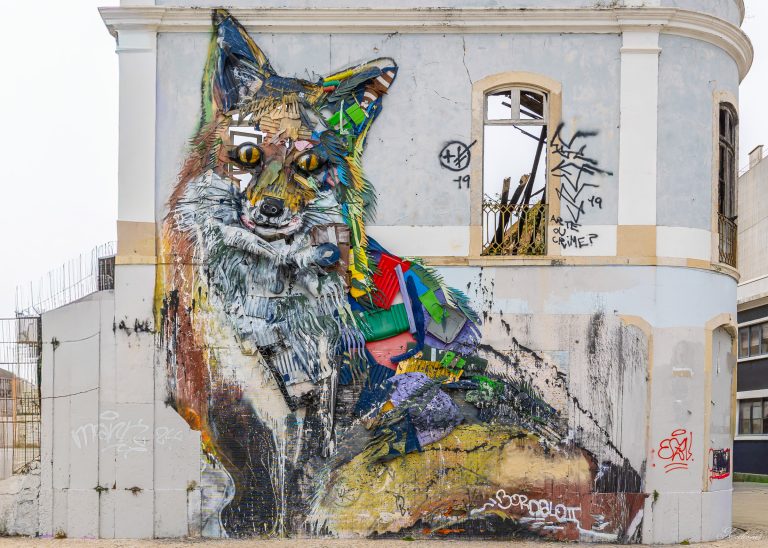 Lisbonne, Bordalo II big trash animals